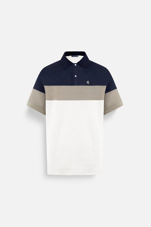 Áo Polo Nam Aden Polomanor Màu Trắng Cotton Interlock Regular Fit
