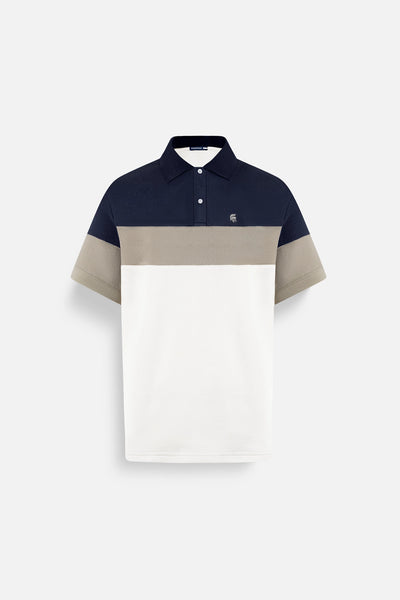 Áo Polo Nam Aden Polomanor Màu Trắng Cotton Interlock Regular Fit