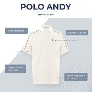 Áo Polo Nam Andy Polomanor Cotton Interlock Regular Fit