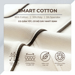 Chi Tiết Chất Vải Áo Polo Nam Andy Polomanor Cotton Interlock Regular Fit