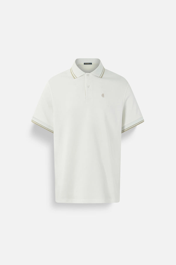 Áo Polo Nam Basic Classic Polomanor Màu Trắng Cotton Interlock Regular Fit