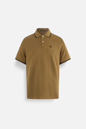 Áo Polo Nam Basic Classic Polomanor Màu Vàng Cotton Interlock Regular Fit
