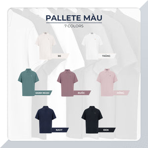 Áo Polo Nam Basic Diamond Polomanor Cotton Cvc Diamond Regular Fit