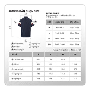 Chi Tiết Bảng Size Áo Polo Bijan Polomanor Cotton Interlock Regular Fit