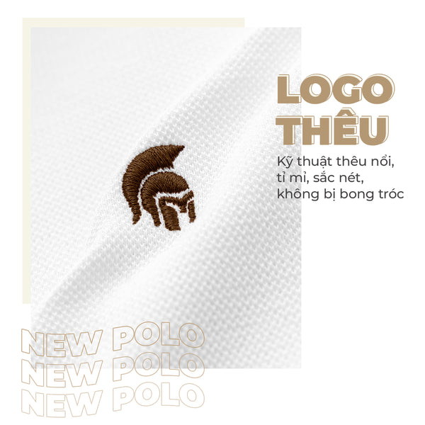 Chi Tiết Logo Áo Polo Nam Carli Polomanor Cotton Interlock Regular Fit