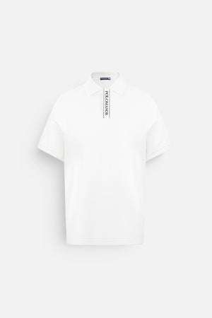 Áo Polo Nam Deman Polomanor Màu Trắng Cotton Interlock Regular Fit