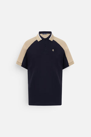 Áo Polo Nam Denni Polomanor Màu Navy Cotton Interlock Regular Fit