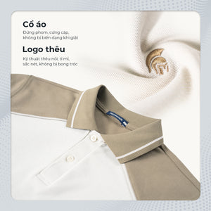 Chi Tiết Cổ Áo Polo Fennik Polomanor Cotton Cvc Diamond Regular Fit