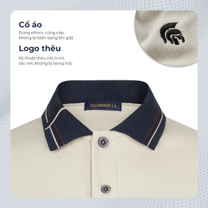 Chi Tiết Cổ Áo Polo Nam Firis Polomanor Cotton Interlock Regular Fit