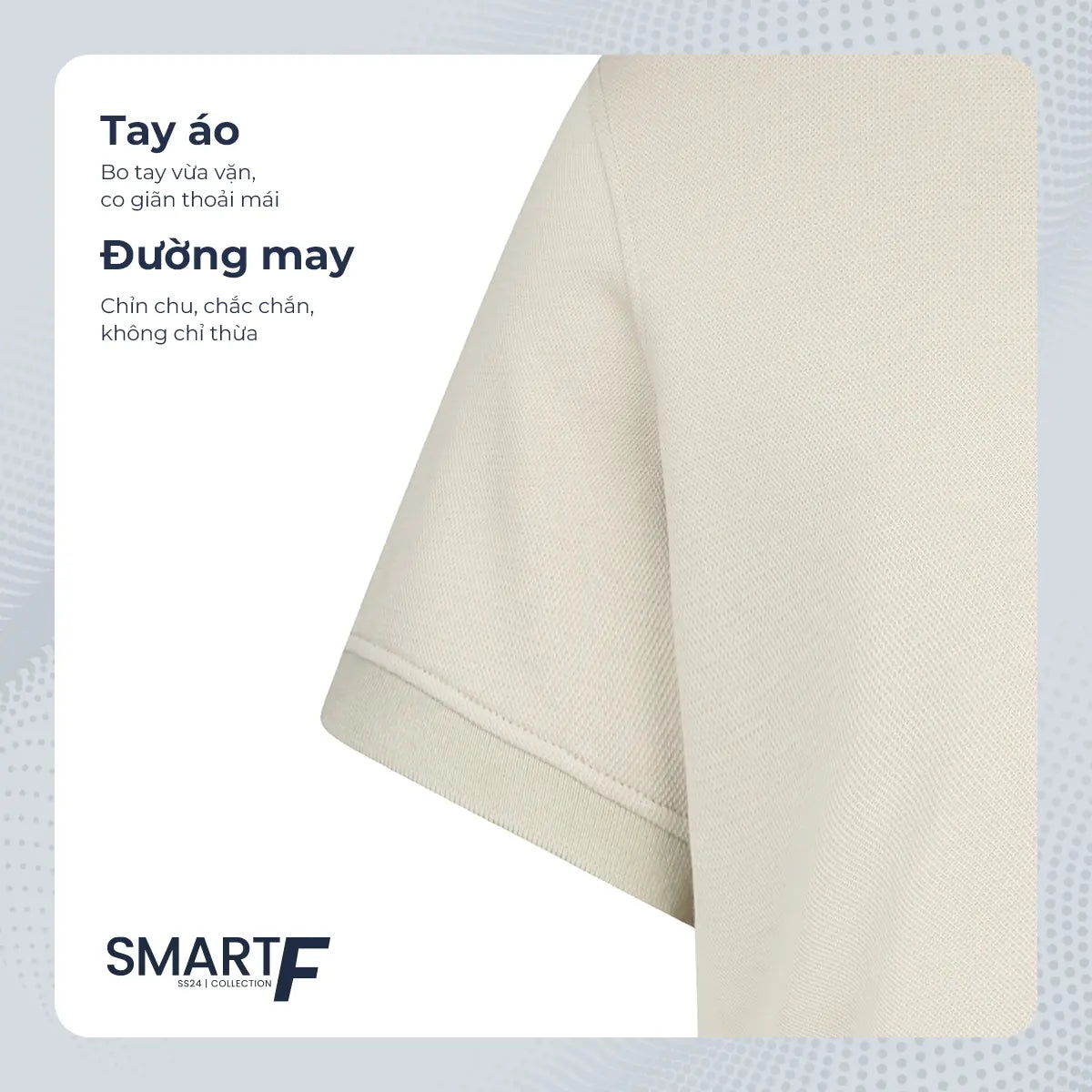Chi Tiết Tay Áo Polo Nam Firis Polomanor Cotton Interlock Regular Fit