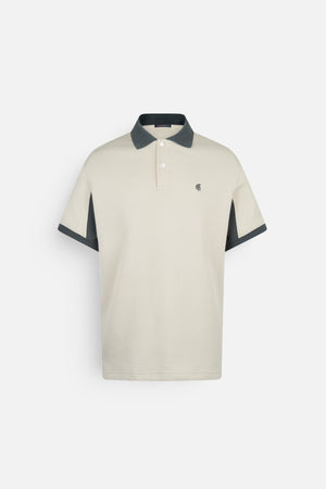 Áo Polo Nam Fomad Polomanor Màu Be Cotton Interlock Regular Fit