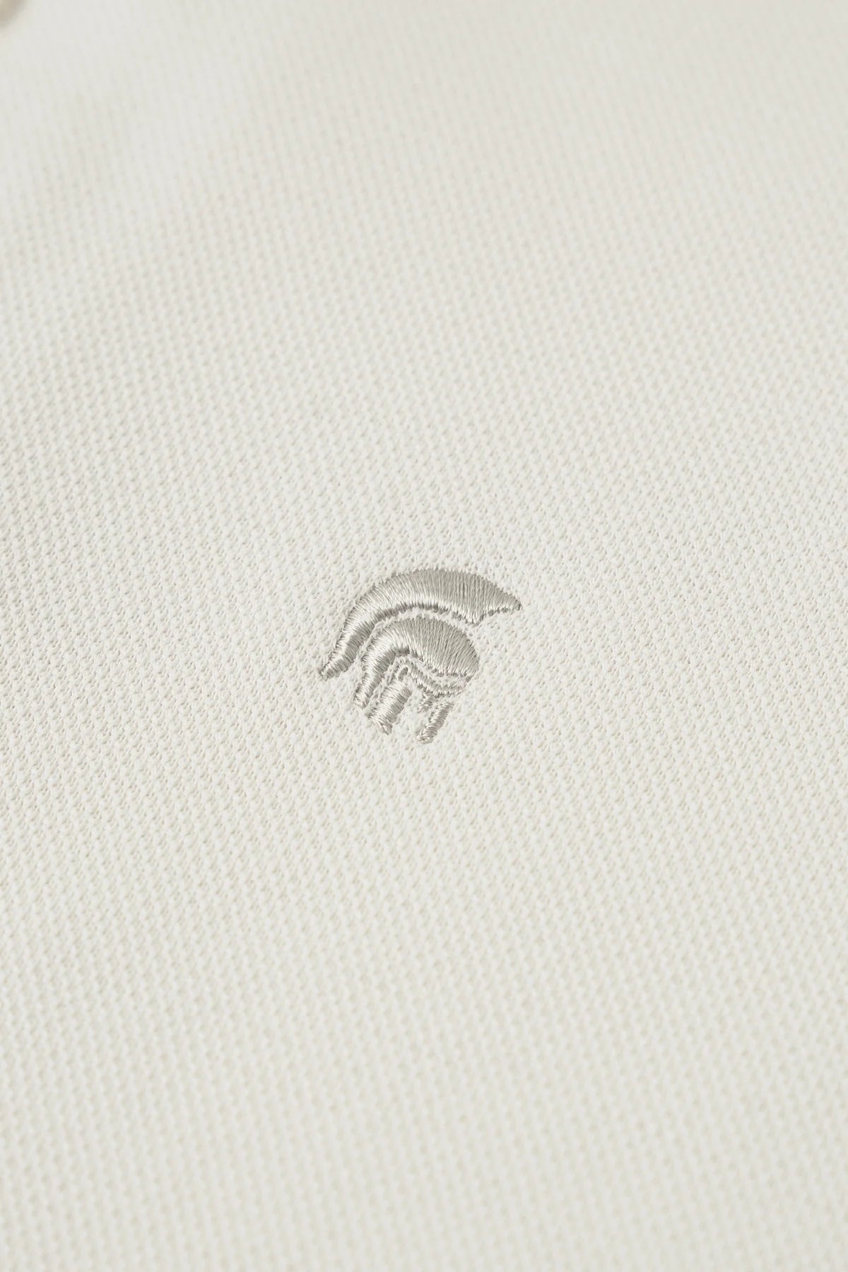 Chi Tiết Logo Áo Polo Jay Polomanor Màu Be Cotton Interlock Regular Fit