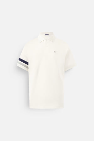 Áo Polo Jay Polomanor Màu Be Cotton Interlock Regular Fit