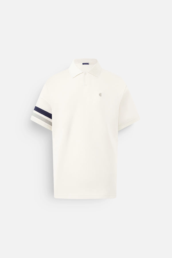 Áo Polo Jay Polomanor Màu Be Cotton Interlock Regular Fit