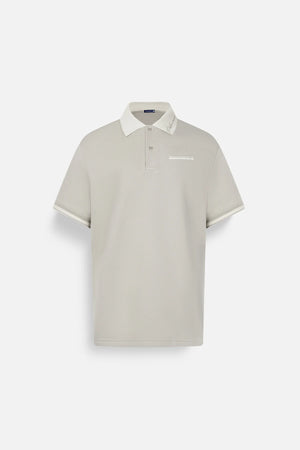 Áo Polo Nam Kane Polomanor Màu Be Cotton Interlock Regular Fit
