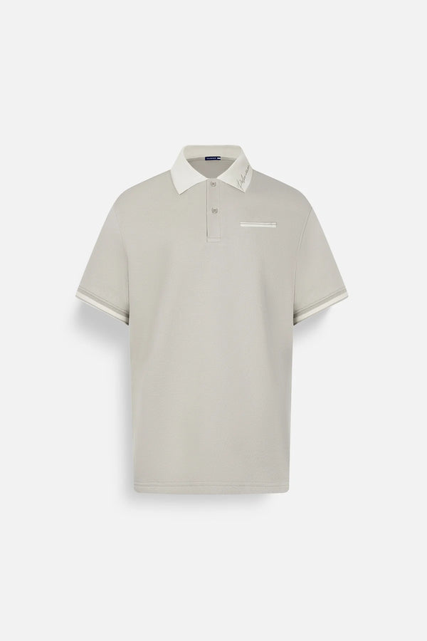Áo Polo Nam Kane Polomanor Màu Be Cotton Interlock Regular Fit