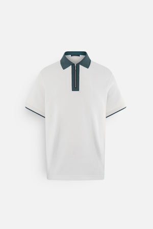 Áo Polo Nam Lio Polomanor Màu Trắng Cotton Interlock Regular Fit