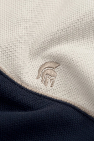 Áo Polo Nam Loki Polomanor Màu Navy Cotton Interlock Regular Fit Chi Tiết Logo