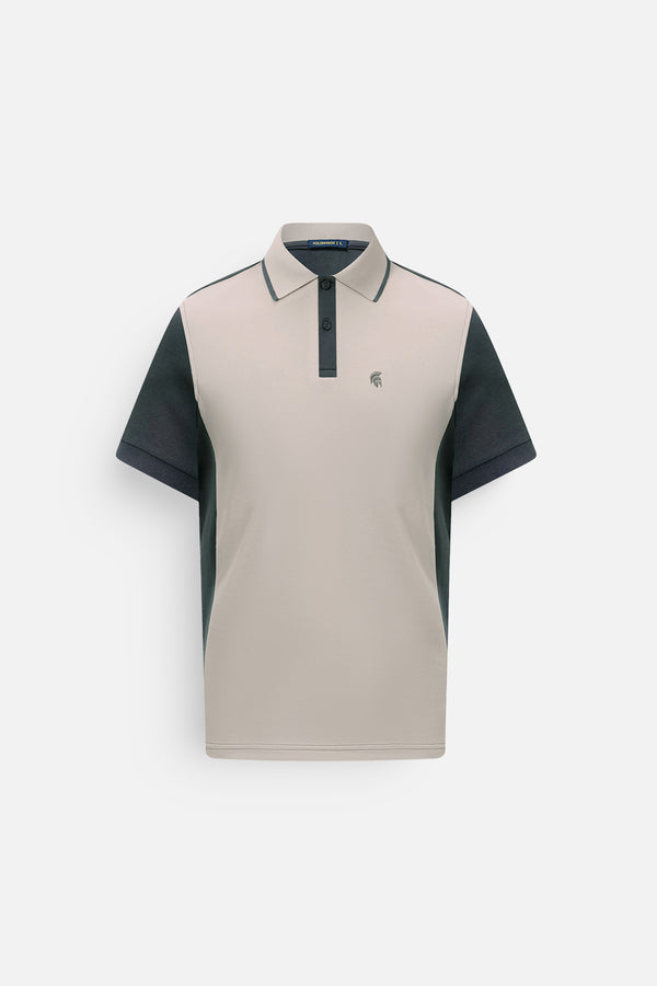 Áo Polo Nam Luca Polomanor Màu Be Cotton Interlock Regular Fit