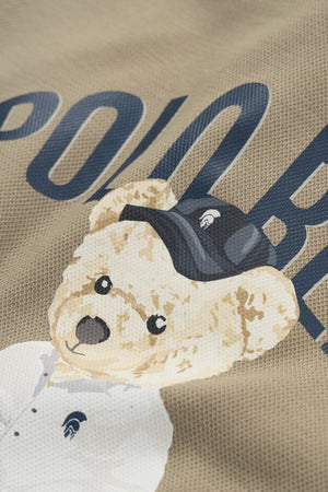 Áo Polo Nam Marco Polomanor Màu Cafe Cotton Interlock Regular Fit Chi Tiết Hình In