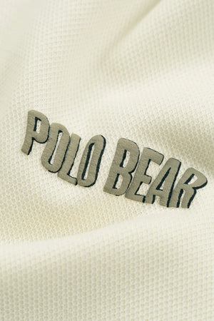 Áo Polo Nam Marco Polomanor Màu Kem Cotton Interlock Regular Fit Chi Tiết In