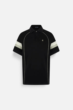 Áo Polo Nam Modi Polomanor Màu Đen Cotton Interlock Regular Fit