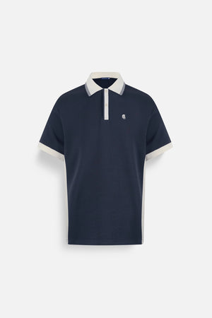 Áo Polo Nam Noah Polomanor  Màu Navy Cotton Interlock Regular Fit