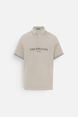 Áo Polo Nam Payden Polomanor Màu Be Đậm Cotton Interlock Regular Fit