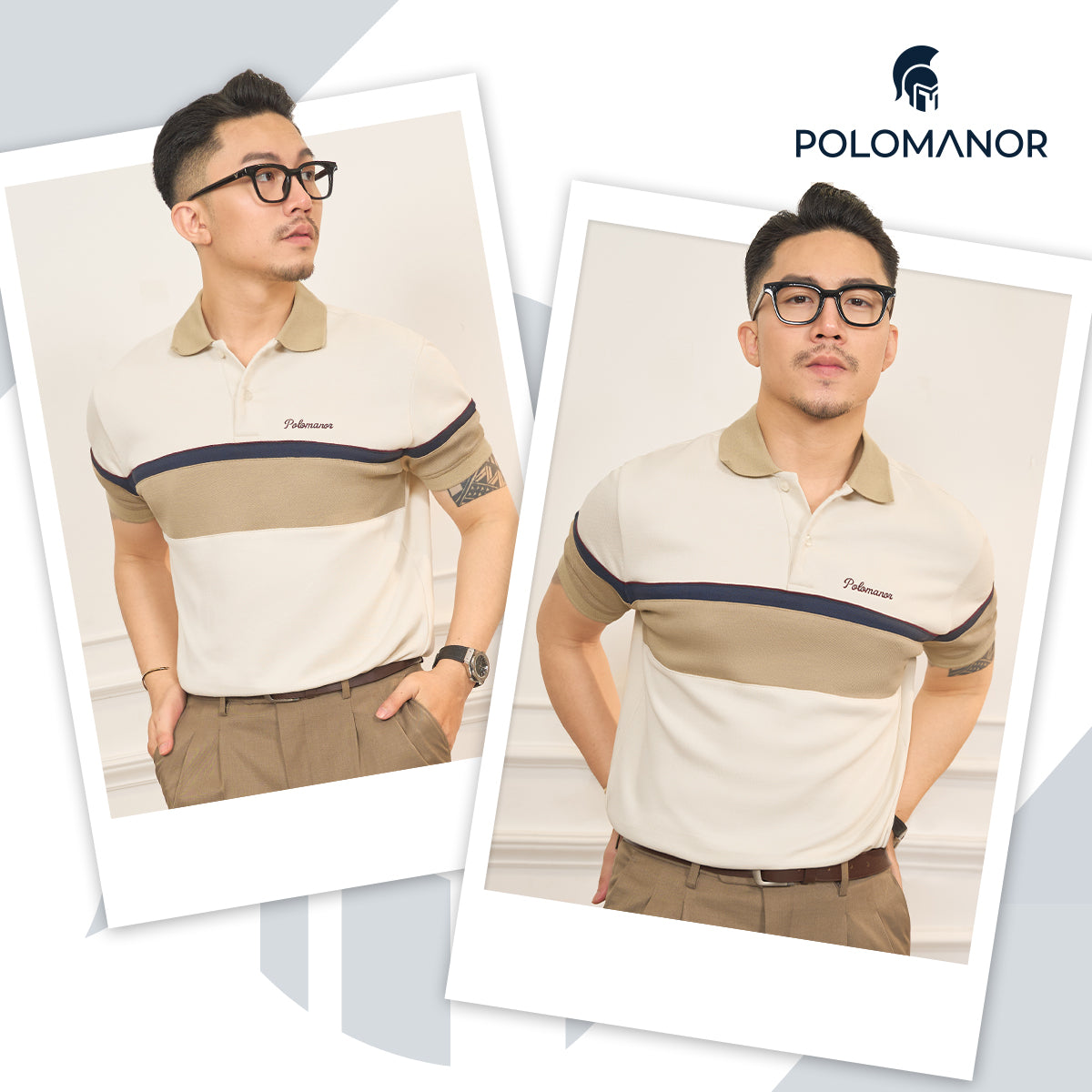 Áo polo nam PREYTA BST TẾT 2025, vải cá sấu cotton interlock cao cấp, phong cách thanh lịch từ Polomanor