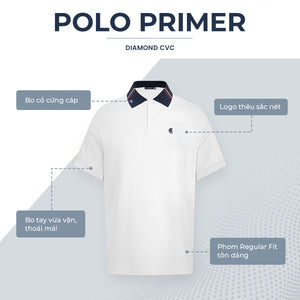 Áo Polo Primer Polomanor Cotton Cvc Diamond Regular Fit