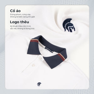 Chi Tiết Cổ Áo Polo Primer Polomanor Cotton Cvc Diamond Regular Fit