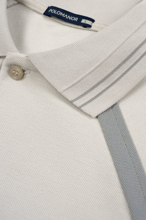 Chi Tiết Cổ Áo Polo Nam Ray Polomanor Cotton CVC Diamond Regular Fit