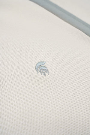 Chi Tiết Logo Áo Polo Nam Ray Polomanor Cotton CVC Diamond Regular Fit