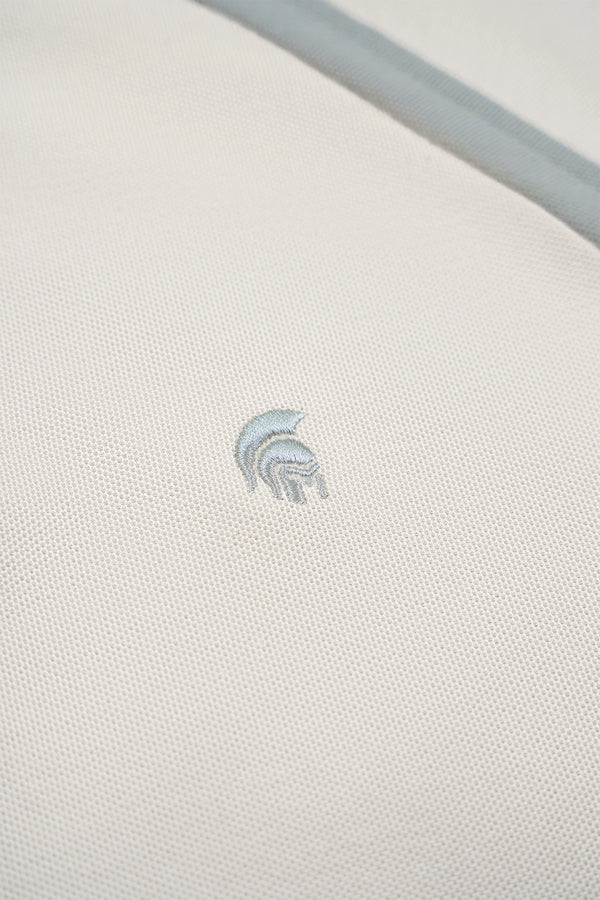 Chi Tiết Logo Áo Polo Nam Ray Polomanor Cotton CVC Diamond Regular Fit