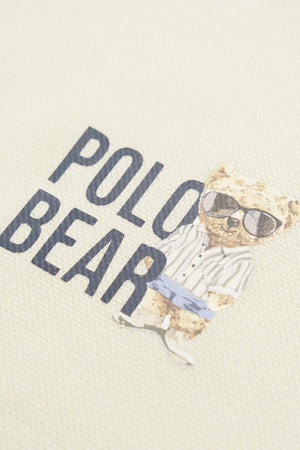 Áo Polo Nam Rum Polomanor Màu Kem Navy Cotton Interlock Regular Fit Chi Tiết Hình In