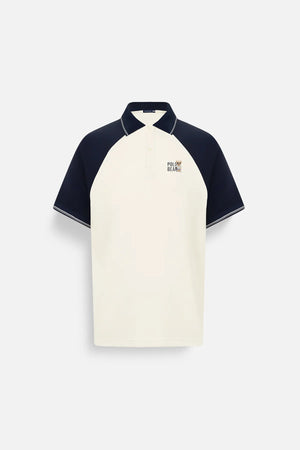 Áo Polo Nam Rum Polomanor Màu Kem Navy Cotton Interlock Regular Fit