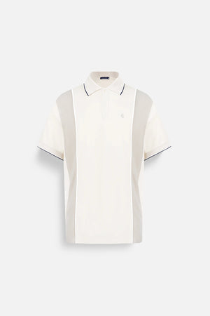 Áo Polo Sane Polomanor Màu Be Cotton Cvc Diamond Regular Fit