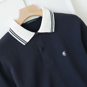 Chi Tiết Cổ Áo Polo Nam Travis Polomanor Cotton Interlock Regular Fit