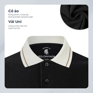 Chi Tiết Cổ Áo Polo Nam Ugo Polomanor Cotton Interlock Regular Fit