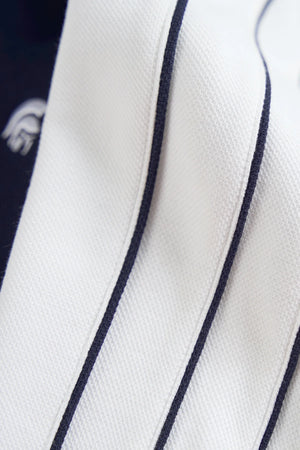 Chi Tiết Chất Vải Áo Polo Vetra Polomanor Màu Xanh Navy Cotton Interlock Regular Fit