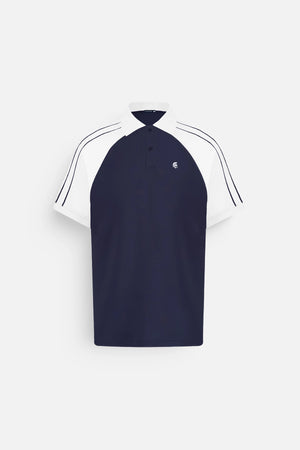 Áo Polo Vetra Polomanor Màu Xanh Navy Cotton Interlock Regular Fit