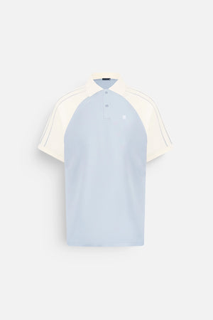Áo Polo Vetra Polomanor Màu Xám Xanh Cotton Interlock Regular Fit