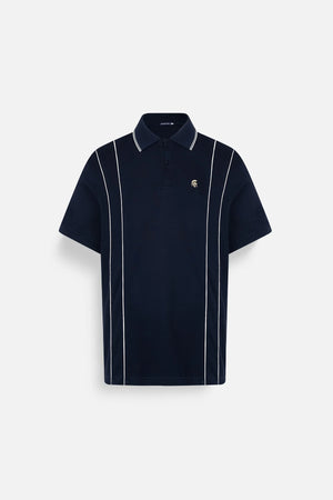 Áo Polo Nam Wade Polomanor Màu Navy Cotton Interlock Regular Fit