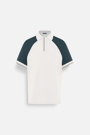 Áo Polo Wind Polomanor Màu Be Phối Xanh Lá Cotton Cvc Diamond Regular Fit