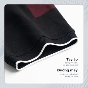 Chi Tiết Tay Áo Polo Wiro Polomanor Cotton Interlock Regular Fit