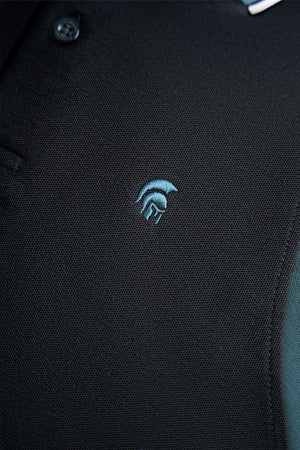 Chi Tiết Logo Áo Polo Zyber Polomanor Cotton Cvc Diamond Regular Fit