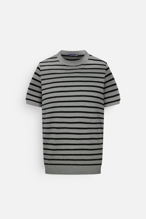 Áo Thun Nam Horiz Shirt Polomanor Màu Rêu Thun Cotton Usa Regular Fit