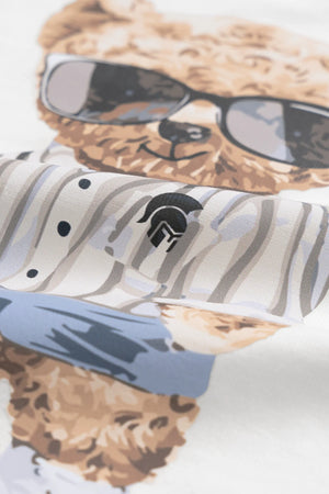 Áo Thun Nam Neo Polomanor Màu Trắng Cotton 2C Relax Fit Chi Tiết 2