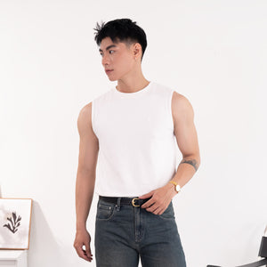 Áo thun nam Tank Top, thiết kế không tay thoáng mát, phù hợp cho tập luyện và phong cách streetwear từ Polomanor