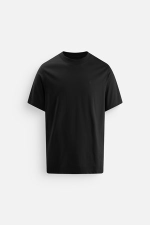 Áo Thun Nam Tshirt Basic Usa Polomanor Màu Đen Thun Cotton Usa Regular Fit